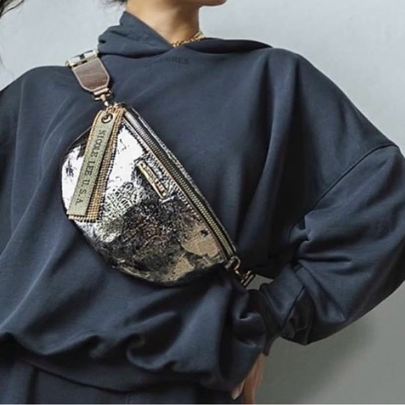 Nicole Lee Metallic Crossbody Bag - Picture 3 of 8